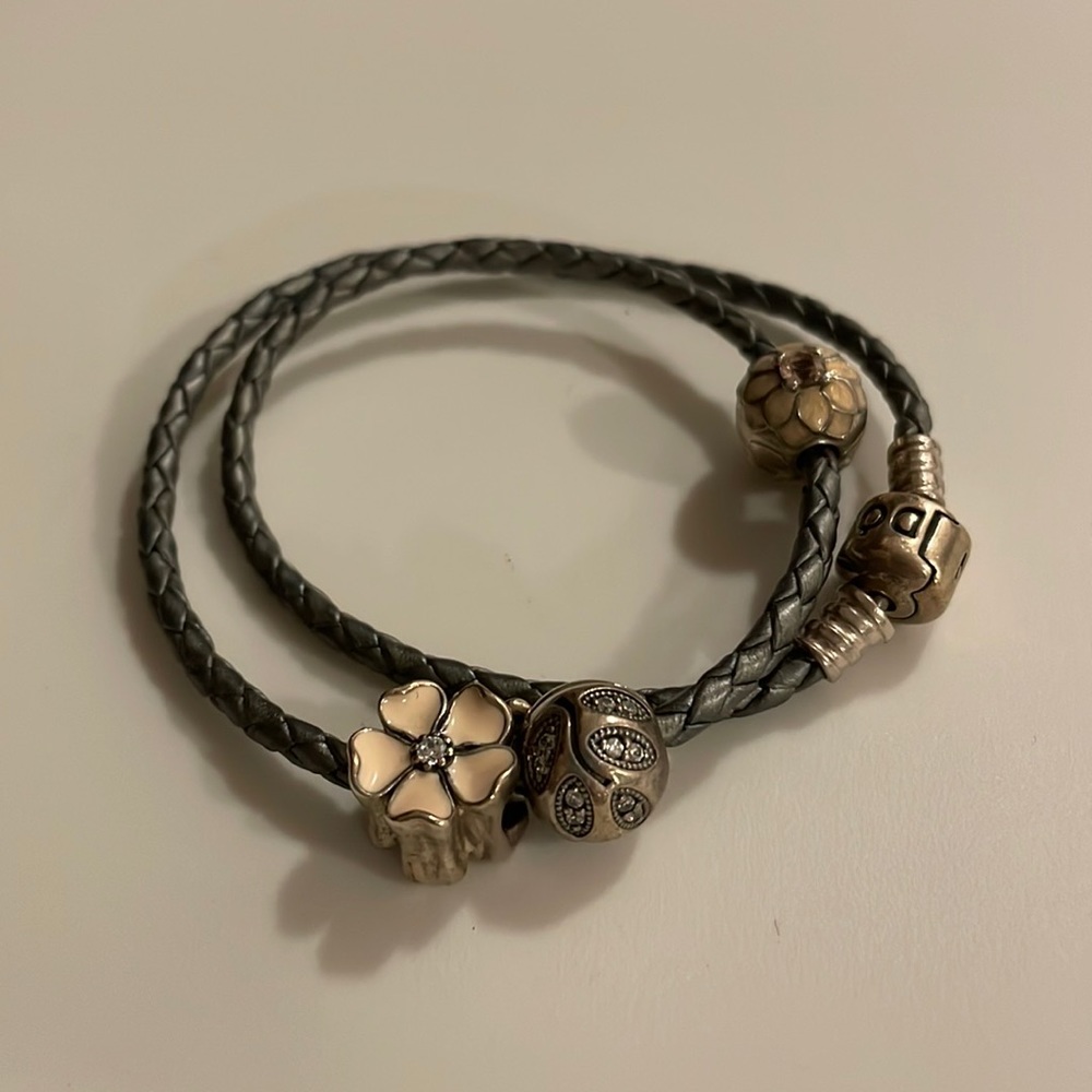 Pandora bracelet and charms